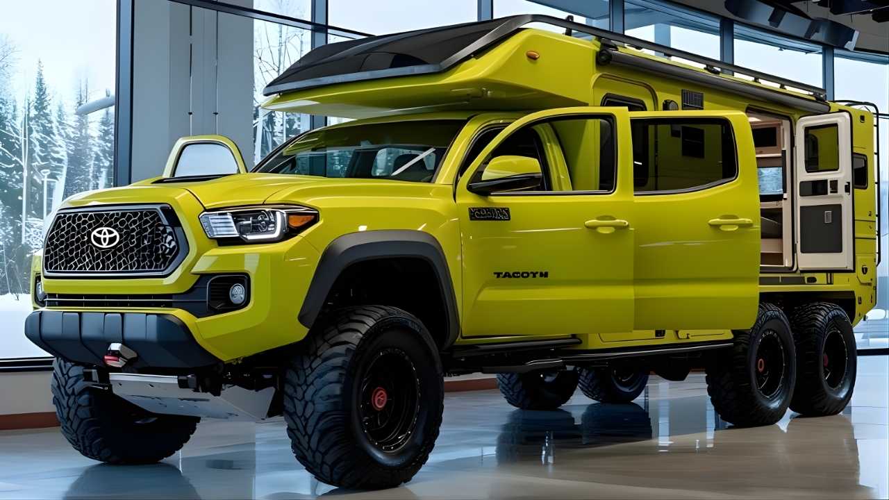 2026 Toyota Tacoma Motorhome Unveiled: Luxury Off Road Camper Built for Every Adventure
