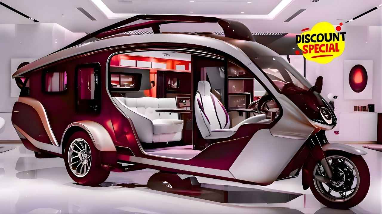2026 Tricycle RV Camper Unveiled: Ultra Modern 3-Wheel Mini Motorhome Redefining Compact Luxury