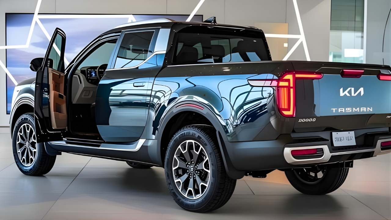 Kia Tasman 2026 Unveiled : Durable Pickup Design, Impressive Towing Power, and Modern Tech