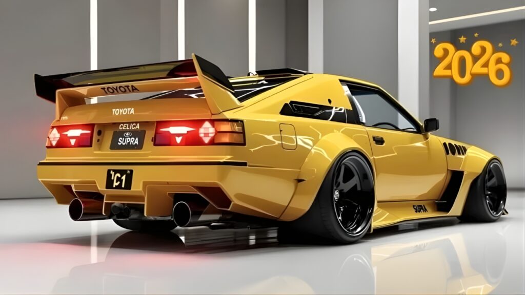 New 2026 Toyota Celica Supra Revealed with Aggressive Design, High Performance and Full Specs