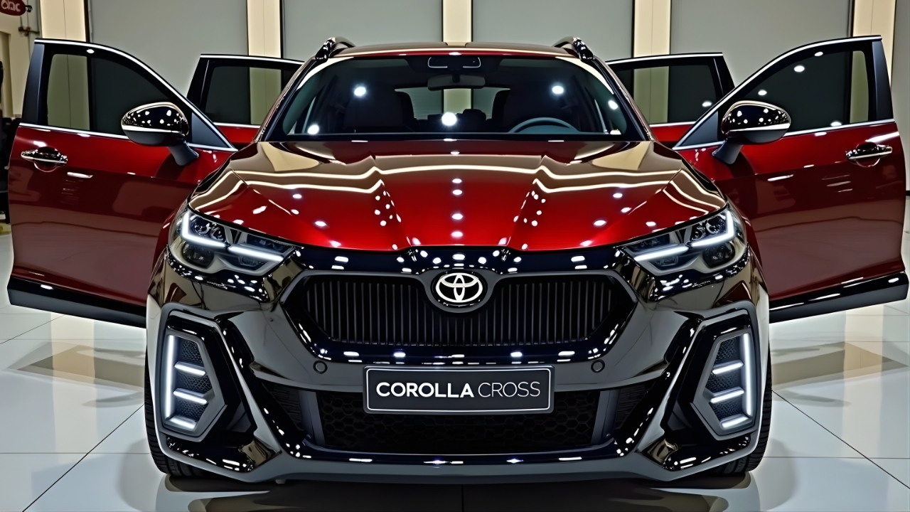 Toyota Corolla Cross Hybrid 2025 Unveiled : Eco-Friendly Performance Meets Premium Design